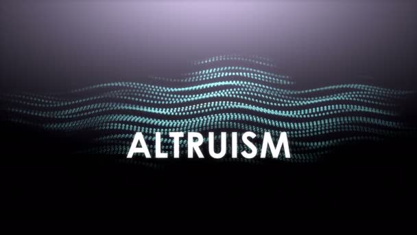 Texte Animation Graphique Altruisme — Video