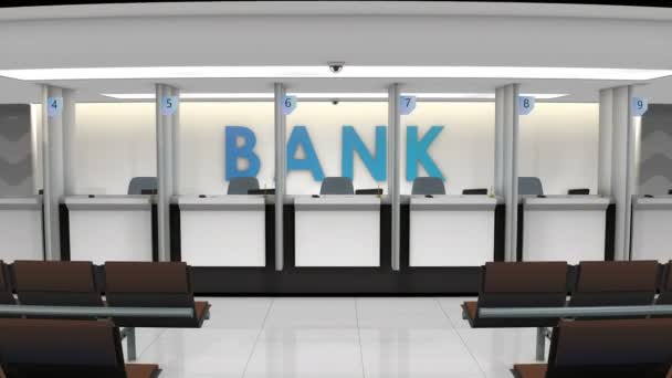 Comptoir Services Bancaires Locaux Comptoir Détail Succursale Bancaire — Video