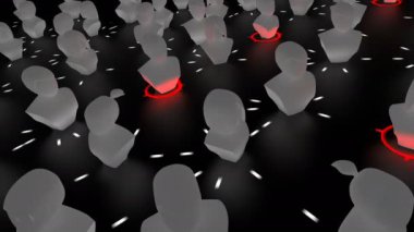 Engelleme Kimliği, ademi merkeziyetçi dijital kimlik konsepti animasyonu.