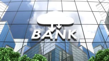 Bulut bankacılık teknolojisi animasyonu
