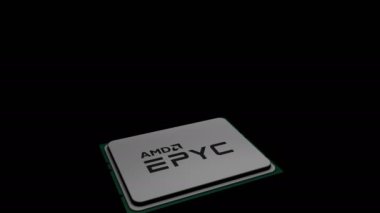 Ağustos 2019, sadece 3d animasyon, Amd Epyc sunucu işlemcisi.