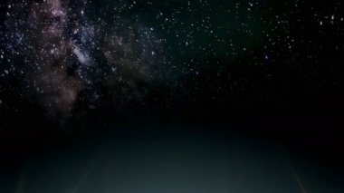 Fantastik gece şehir ışığı gösterisi