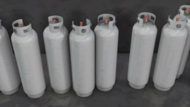 3d animation, Propane gas tank