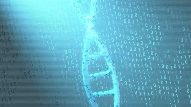 Animasi Konsep Teknologi Algoritme Genetik — Stok Video