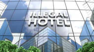 Yasadışı bir otel binası zaman aşımına uğradı