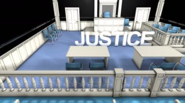 Mahkeme salonu, metin geçmişi.