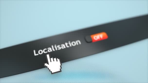 Réglage Système Application Localisation — Video