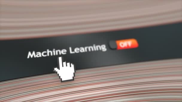Налаштування Прикладної Системи Машинне Навчання — стокове відео