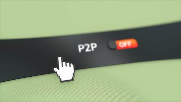 Ustawienie Systemu Aplikacji P2P — Wideo stockowe
