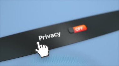 Uygulama sistemi gizlilik ayarlıyor