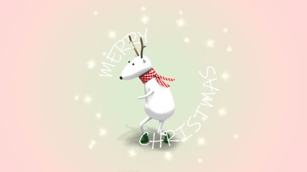 Christmas Deer Funny Dancing — 비디오