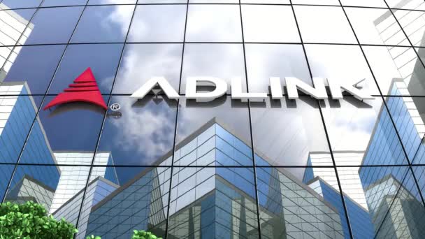 Listopad 2020 Tylko Użytku Redakcyjnego Animacja Logo Adlink Technology Inc — Wideo stockowe