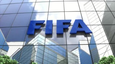 Aralık 2022, sadece editoryal kullanım, 3D animasyon, FIFA, Fdration Internationale de Football Association logosu.