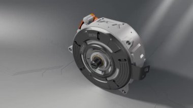 Sanatçı EV motoru, yüksek performanslı elektrikli araç motoru.