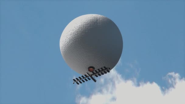 Météo Surveillance Ballon Espion Dans Ciel Rendu — Video