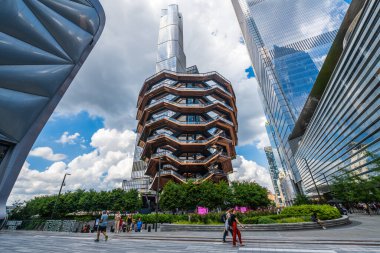 New York, ABD, Ağustos 2022 - Vessel Anıtı 