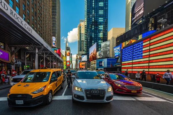 New York Abd Ağustos 2022 Famous Times Square Day — Stok fotoğraf