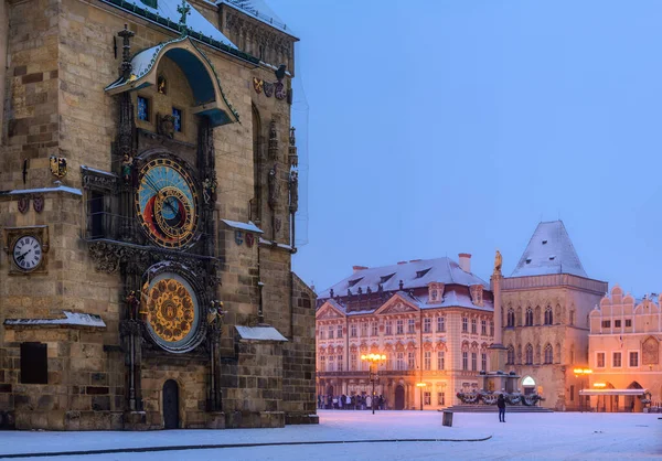 Prag Eski Kasaba Meydanında Staromstsk Nmst Sabahın Erken Saatlerinde Taze — Stok fotoğraf