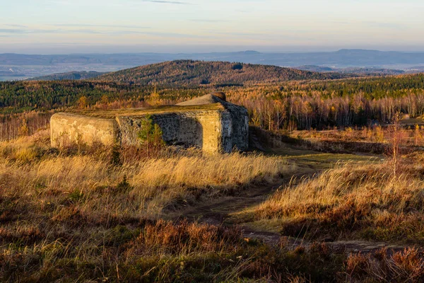 Ein Militärbunker Auf Dem Houpak Hügel Chko Brdy Tschechien — Stockfoto