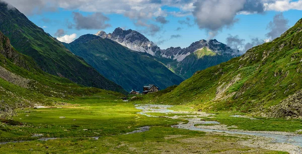 Franz Senn Hut Oberbergtal Valley Stubai Alps — Stock Photo, Image