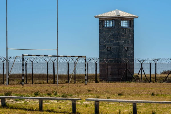 stock image UNESCO World Heritage Site Maximum Security Prison at Robben Island in Table Bay.