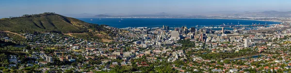 Vista Panorámica Sobre Paseo Marítimo Centro Ciudad Del Cabo Sudáfrica — Foto de Stock