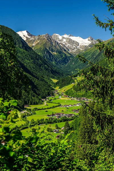 오스트리아 알프스 제나우 골짜기 — 스톡 사진