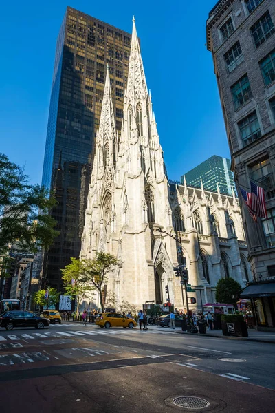 New York Verenigde Staten Augustus 2022 Patrick Kathedraal 5Th Avenue — Stockfoto