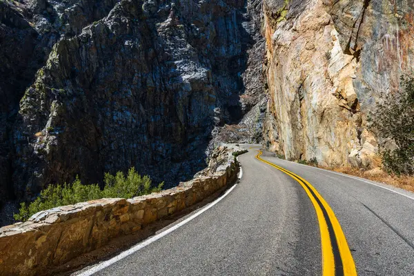 stock image The Scenic Byway in the Kings Canyon national park.