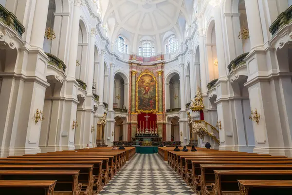 Dresden Almanya 2022 Yenilenmiş Dresden Katedrali - Stok İmaj