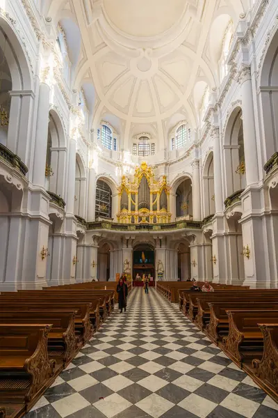 Dresden Almanya 2022 Yenilenmiş Dresden Katedrali Telifsiz Stok Imajlar