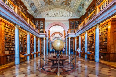 Pannonhalma, Hungary, 17.4.2022 - The library of the UNESCO world heritage site Benedictine monastery Pannonhalma Archabbey clipart