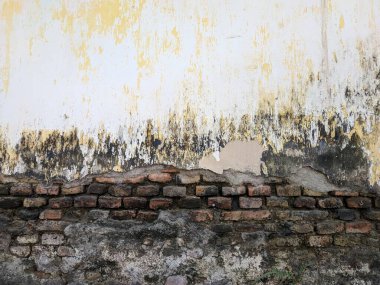 Eskimiş beyaz bej beton duvar dokusu, soyut grunge duvar arkaplanı