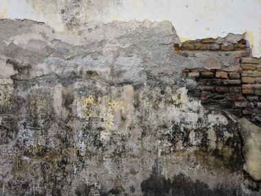 Eskimiş beyaz bej beton duvar dokusu, soyut grunge duvar arkaplanı