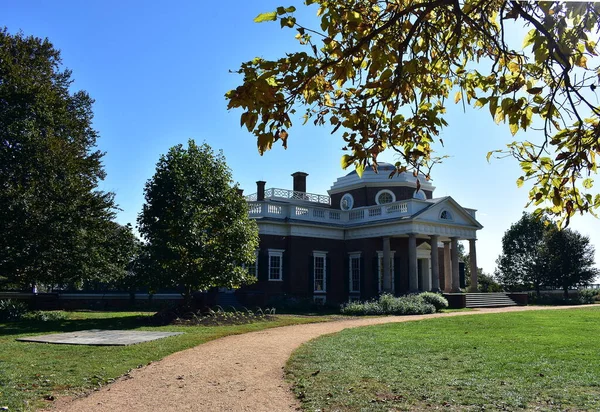 stock image Thomas Jeffersons Monticello in Virginia