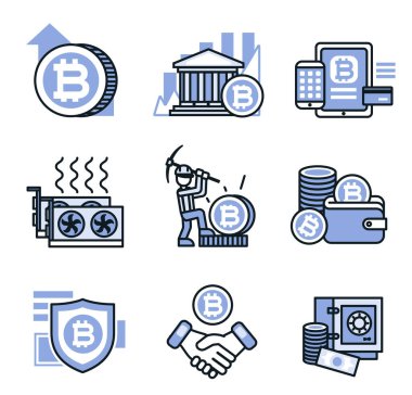 Bitcoin Madencilik 9 simgesi