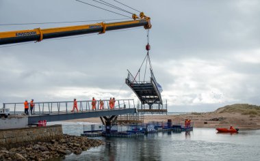 Lossiemouth 'da yeni köprü inşaatı