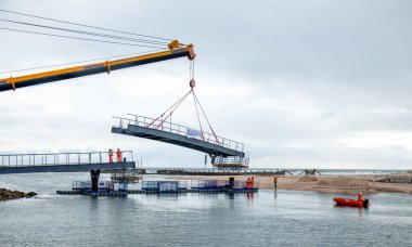 Lossiemouth 'da yeni köprü inşaatı