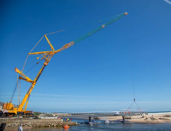 New Bridge Construction Lossiemouth — Stock Photo, Image