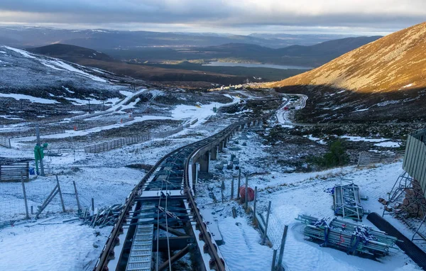 Newly Opened Funicular Railway Cairngorm National Park Scotland — Stock Photo, Image