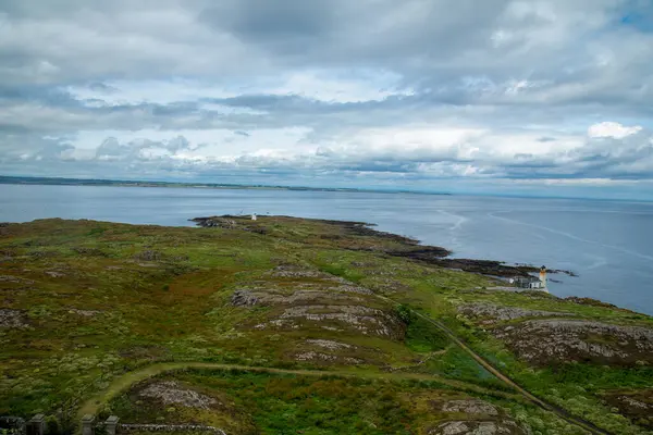 stock image View of Isle of May taken from the top of the Isle of May lighthouse