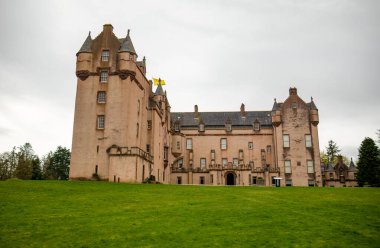 Historic Fyvie Castle, Aberdeenshire clipart