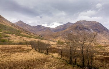 Glen Etive, İskoçya 'nın göbeğinde bir Munro olan Ben Starav' ın Dağları