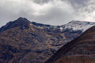 Ben Starav, Glen Etive 'de bir Munro, karla kaplı.