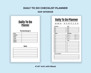 Günlük Yapılacaklar Listesi Görev Planlayıcısı KDP İçişleri