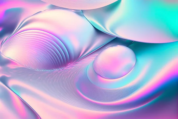 Abstract pastel holographic textured background