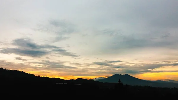 stock image beautiful sunset over the mountain 