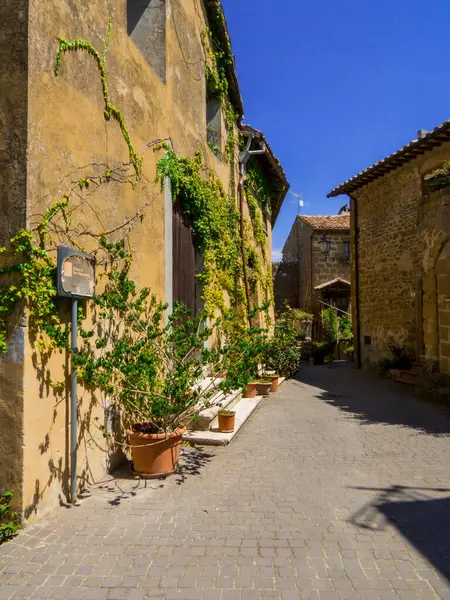 stock image View of the village of Pianiano in Lazio, central Italy