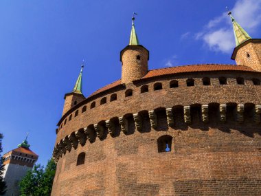Krakow Barbican, Polonya manzarası
