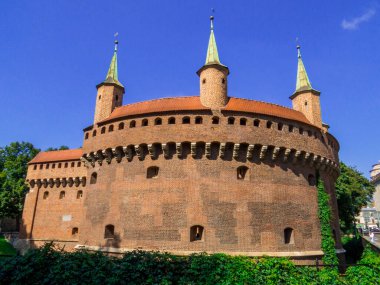 Krakow Barbican, Polonya manzarası